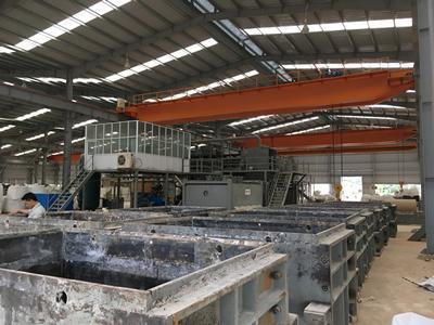 Línea de producción de losas y baldosas de mármol en Vietnam